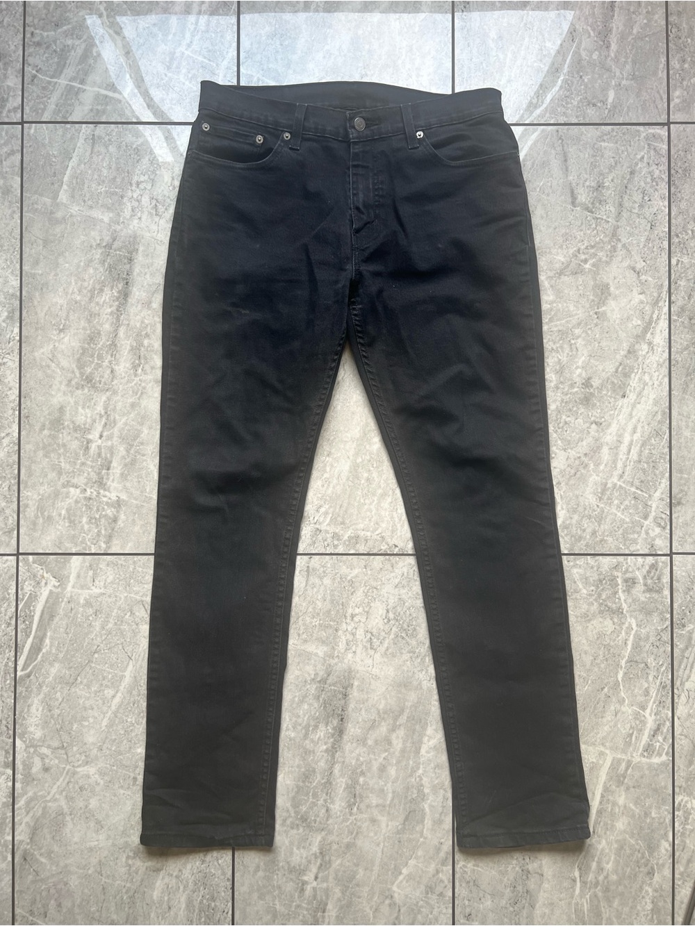 Levi's 511 Men's Jeans in Black Wash Straight Leg 33Wx31L Five Pocket Denim